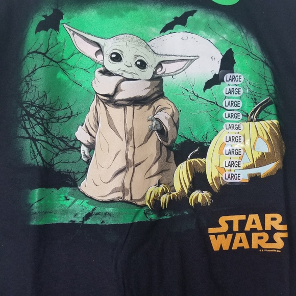2 FOR 40 Baby Yoda Halloween Tshirt - Picture 3 of 5